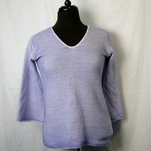 Foxcroft Back-Button Up Sweater